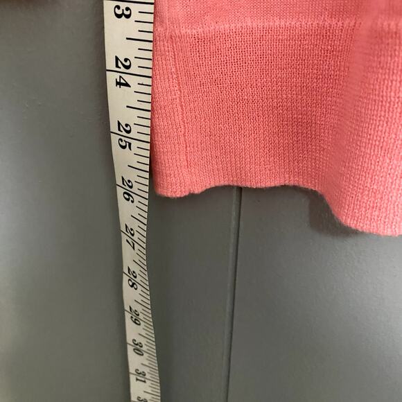 J. Crew Bright Pink Tippi 100% Merino Wool Crewneck Classic Preppy Sweater S - Picture 5 of 7